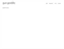 Tablet Screenshot of gordillo.dk